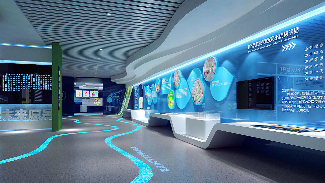 展廳空間中怎樣更好的體現(xiàn)特點